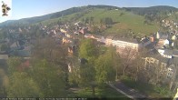 Archiv Foto Webcam Rathaus Eibenstock: Blick Skihang 07:00