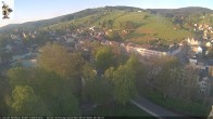 Archiv Foto Webcam Rathaus Eibenstock: Blick Skihang 05:00