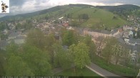 Archiv Foto Webcam Rathaus Eibenstock: Blick Skihang 13:00