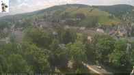 Archiv Foto Webcam Rathaus Eibenstock: Blick Skihang 11:00