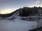 Archiv Foto Webcam Winterberg: Blick vom Quick Jet zur Schanze 08:00