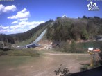 Archiv Foto Webcam Winterberg: Blick vom Quick Jet zur Schanze 13:00