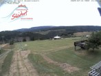 Archiv Foto Webcam Obere Postwiese - Piste, Lift und Schirmbar 13:00