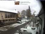 Archived image Webcam Town hall and church, Schoenwald 09:00