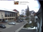 Archived image Webcam Town hall and church, Schoenwald 09:00