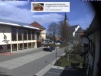 Archiv Foto Webcam Schönwald: Rathaus und Kirche 11:00