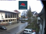 Archiv Foto Webcam Schönwald: Rathaus und Kirche 06:00