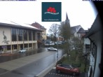 Archiv Foto Webcam Schönwald: Rathaus und Kirche 09:00