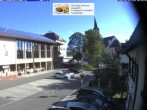 Archiv Foto Webcam Schönwald: Rathaus und Kirche 07:00