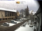 Archived image Webcam Town hall and church, Schoenwald 11:00