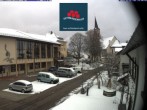 Archived image Webcam Town hall and church, Schoenwald 13:00