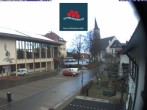 Archiv Foto Webcam Schönwald: Rathaus und Kirche 07:00