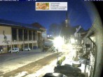 Archived image Webcam Town hall and church, Schoenwald 23:00