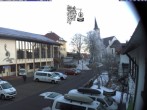 Archiv Foto Webcam Schönwald: Rathaus und Kirche 08:00