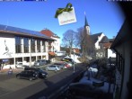 Archiv Foto Webcam Schönwald: Rathaus und Kirche 11:00