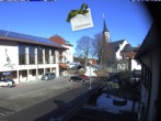 Archived image Webcam Town hall and church, Schoenwald 11:00