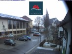 Archiv Foto Webcam Schönwald: Rathaus und Kirche 07:00