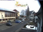 Archiv Foto Webcam Schönwald: Rathaus und Kirche 07:00