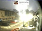 Archived image Webcam Town hall and church, Schoenwald 03:00