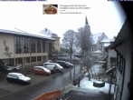 Archived image Webcam Town hall and church, Schoenwald 07:00