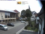 Archived image Webcam Town hall and church, Schoenwald 09:00