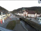 Archiv Foto Webcam St. Blasien: Hauptstraße Innenstadt 19:00
