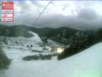 Archived image Webcam Menzenschwand, top station Moesle 23:00