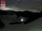 Archived image Webcam Menzenschwand, top station Moesle 23:00