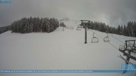 Archived image Webcam Chair Lift Lank in Bödele ski resort 05:00