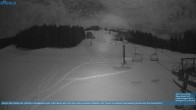 Archived image Webcam Chair Lift Lank in Bödele ski resort 03:00