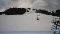 Archived image Webcam Chair Lift Lank in Bödele ski resort 13:00