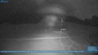 Archived image Webcam Chair Lift Lank in Bödele ski resort 00:00