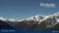 Archiv Foto Webcam Bergstation Luftseilbahn Wiler-Lauchernalp 08:00