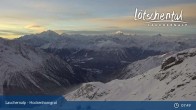 Archiv Foto Webcam Lauchernalp: Bergstation Gondelbahn Hockenhorngrat 07:00