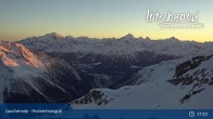 Archiv Foto Webcam Lauchernalp: Bergstation Gondelbahn Hockenhorngrat 02:00