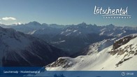 Archiv Foto Webcam Lauchernalp: Bergstation Gondelbahn Hockenhorngrat 08:00