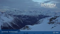 Archiv Foto Webcam Lauchernalp: Bergstation Gondelbahn Hockenhorngrat 04:00