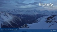 Archived image Webcam top station gondola Gandegg-Hockenhorngrat 18:00