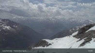 Archived image Webcam top station gondola Gandegg-Hockenhorngrat 12:00