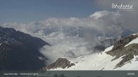 Archived image Webcam top station gondola Gandegg-Hockenhorngrat 08:00