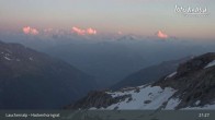 Archiv Foto Webcam Lauchernalp: Bergstation Gondelbahn Hockenhorngrat 02:00