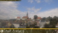 Archiv Foto Webcam Blick auf die Stadt Arzberg 11:00