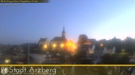 Archived image Webcam View over the village Arzberg 22:00