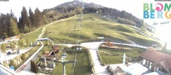 Archived image Webcam base station of mountain Blomberg 17:00