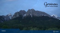 Archived image Webcam Panoramic view of Grainau 04:00