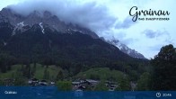 Archived image Webcam Panoramic view of Grainau 00:00