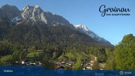 Archived image Webcam Panoramic view of Grainau 06:00