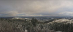 Archiv Foto Webcam Kickelhahn Turm - Blick über Ilmenau 07:00