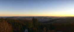 Archived image Webcam Kickelhahn Tower - View over Ilmenau 07:00