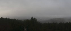 Archiv Foto Webcam Kickelhahn Turm - Blick über Ilmenau 13:00